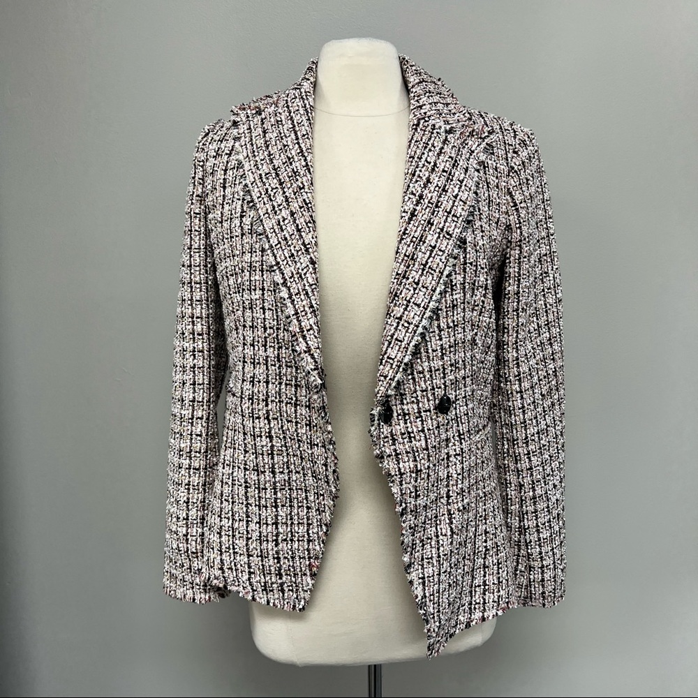 Elie Tahari Jezebel Tweed Blazer - Picture 7 of 12